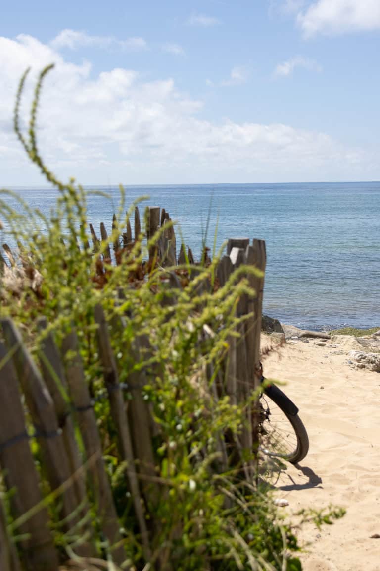 Sentier côtier avec vue sur la mer