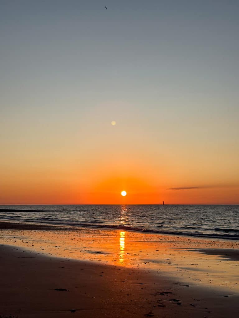 Couché de soleil sur l'ile de Ré